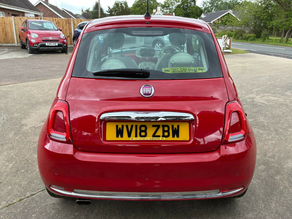 Fiat 500 1.2 Lounge Hatchback WV18ZBW Red #5