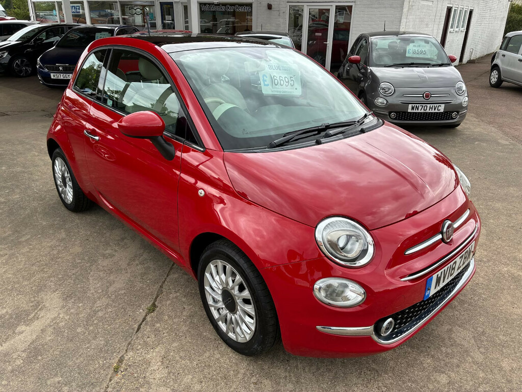 Fiat 500 1.2 Lounge Hatchback WV18ZBW Red #3