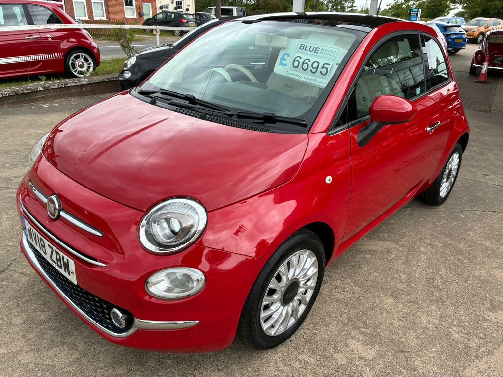 Fiat 500 1.2 Lounge Hatchback Red