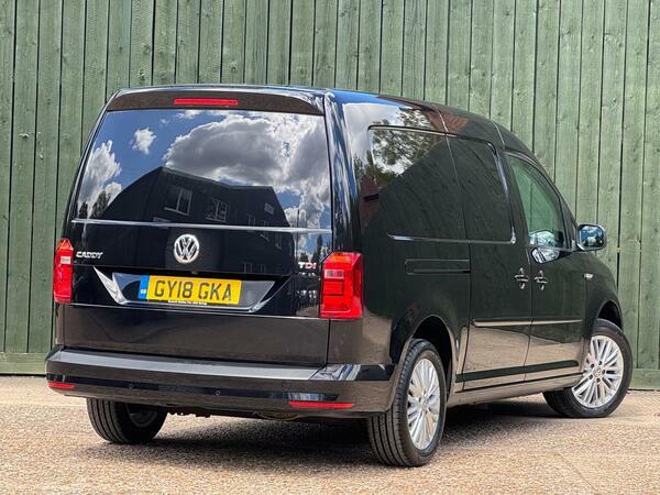 Volkswagen Caddy Maxi 2.0 Tdi C20 Bluemotion Tech Highline Lwb Euro 6 S Black #3