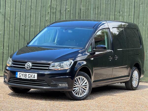 Volkswagen Caddy Maxi 2.0 Tdi C20 Bluemotion Tech Highline Lwb Euro 6 S Black #5