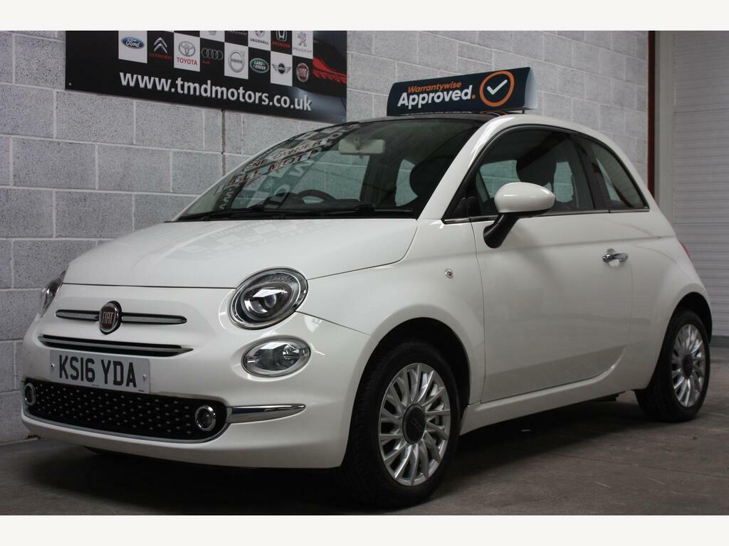 Fiat 500 1.2 Lounge Euro 6 S S KS16YDA White #3