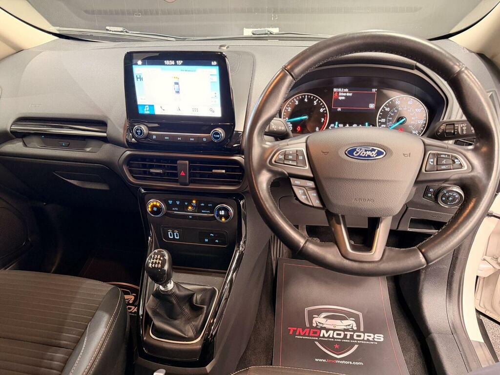 Ford Ecosport 1.0T Ecoboost Titanium Euro 6 Ss T70LMY White #3