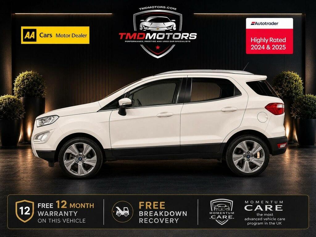 Ford Ecosport 1.0T Ecoboost Titanium Euro 6 Ss T70LMY White #2