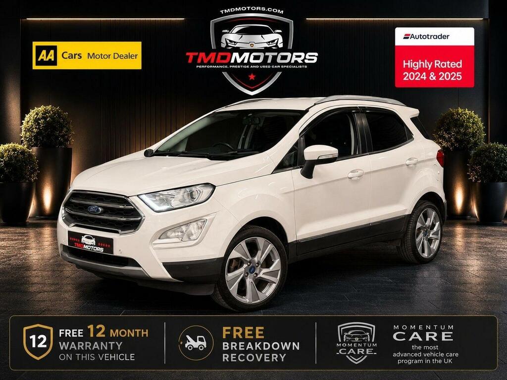 Ford Ecosport 1.0T Ecoboost Titanium Euro 6 Ss White