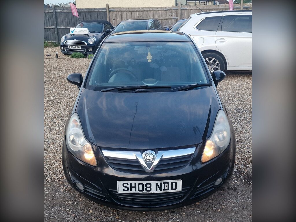 Vauxhall Corsa 1.2I 16V Sxi Hatchback 146 Gkm SH08NDD Black #5