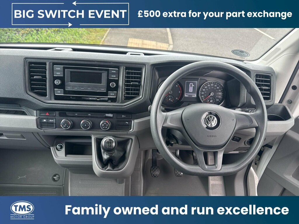 Volkswagen Crafter 2.0 Tdi Cr35 Startline Panel Van BG23FFB White #3