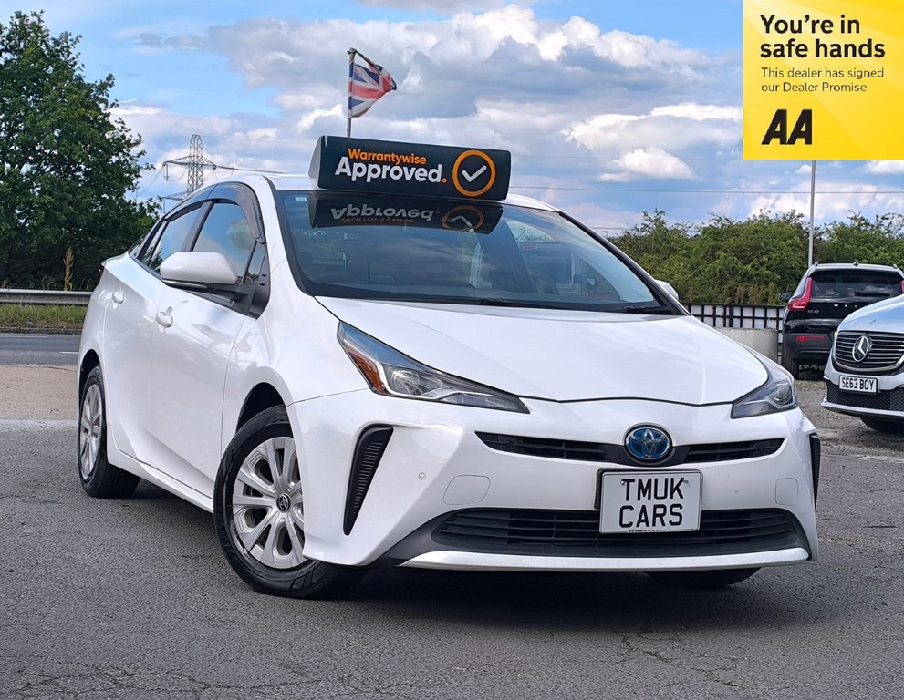 Toyota Prius 1.8 Hybrid 202070 5 Seats Fresh Import Fina White