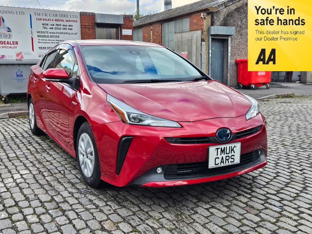 Toyota Prius 1.8 Hybrid 201919 5 Seats Ulez Free Fresh I Red