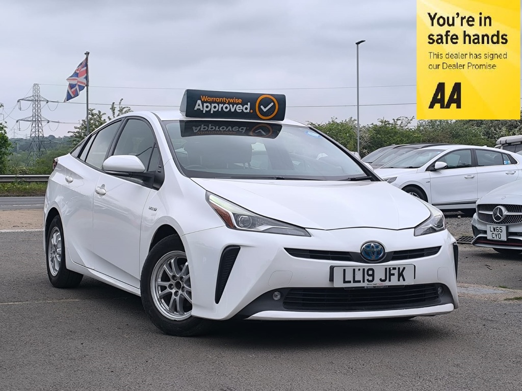 Toyota Prius 1.8 Hybrid 201919 Active 5 Seats 1 Owner Ule White