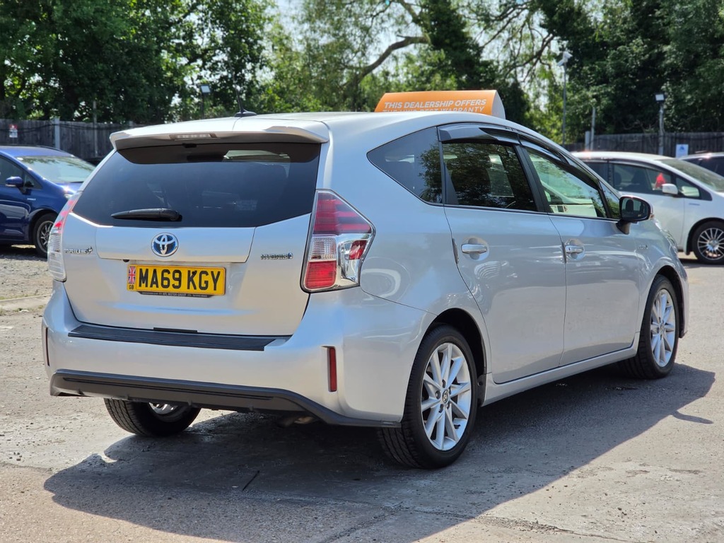 Toyota Prius+ 1.8 Hybrid 201969 Excel 7 Seats Mpv Ulez Fre Silver #4