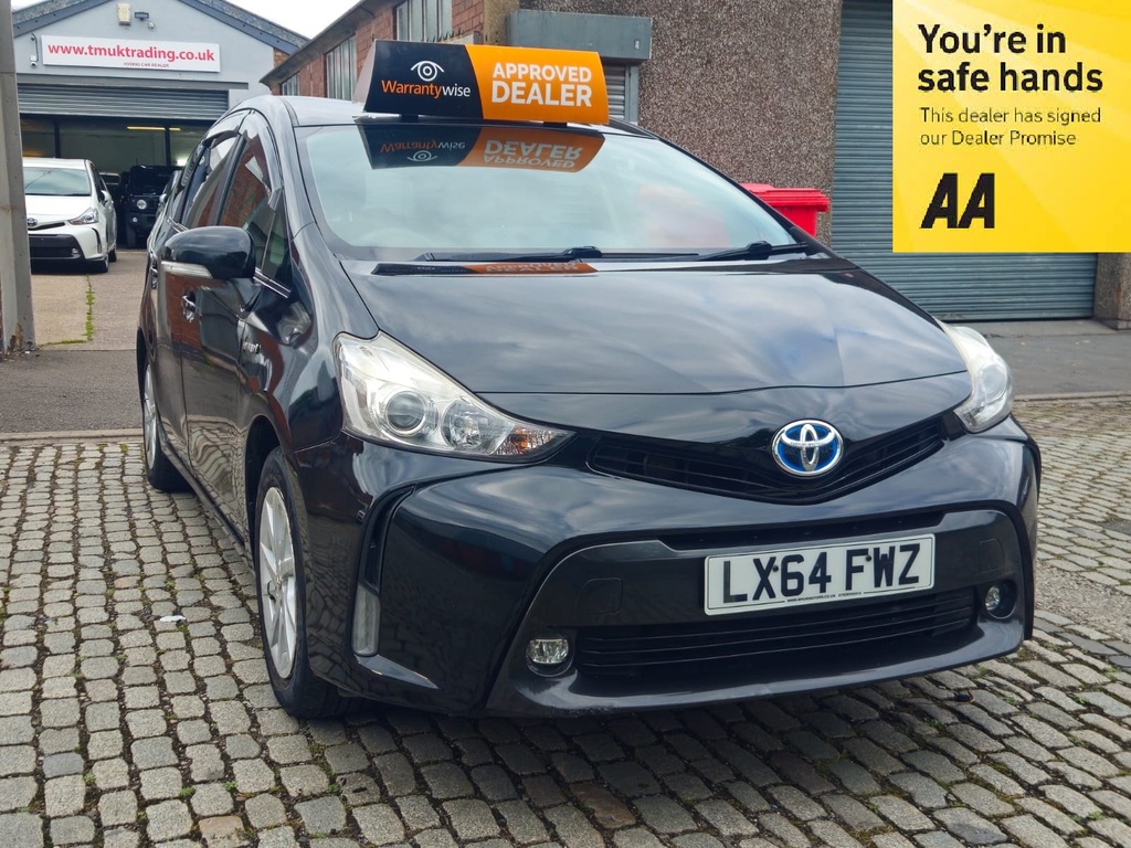 Toyota Prius+ 1.8 Hybrid 201564 7 Seats Mpv Ulez Free Imp Black