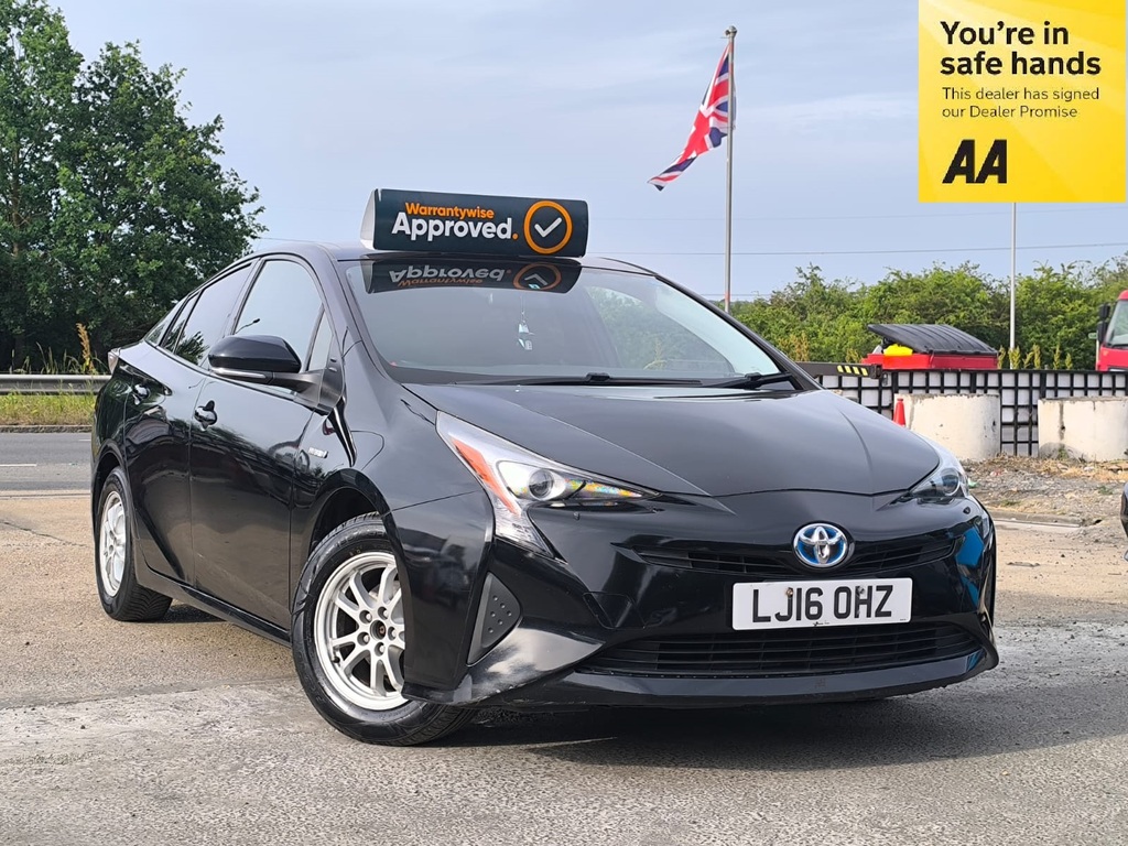 Toyota Prius 1.8 Hybrid 201616 Active 5 Seats Ulez Free Black