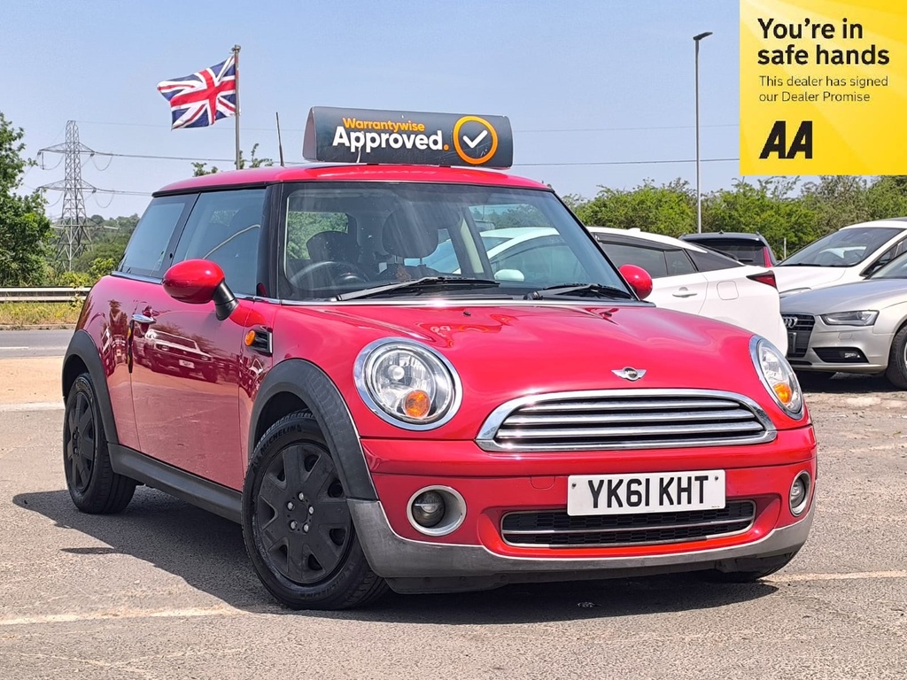 Mini Hatch 1.6 201161 One D Hatchback 4 Seats YK61KHT Red