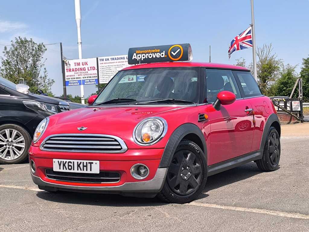 Mini Hatch 1.6 201161 One D Hatchback 4 Seats YK61KHT Red #2