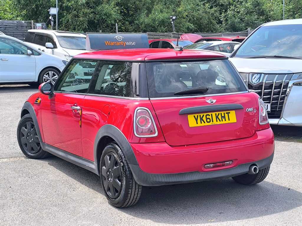 Mini Hatch 1.6 201161 One D Hatchback 4 Seats YK61KHT Red #4