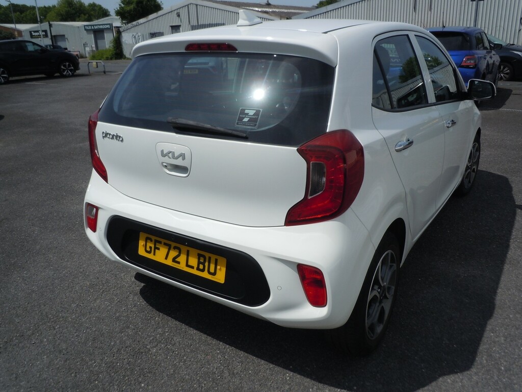 Kia Picanto Hatchback 1.0 Dpi 3 2022 GF72LBU White #5