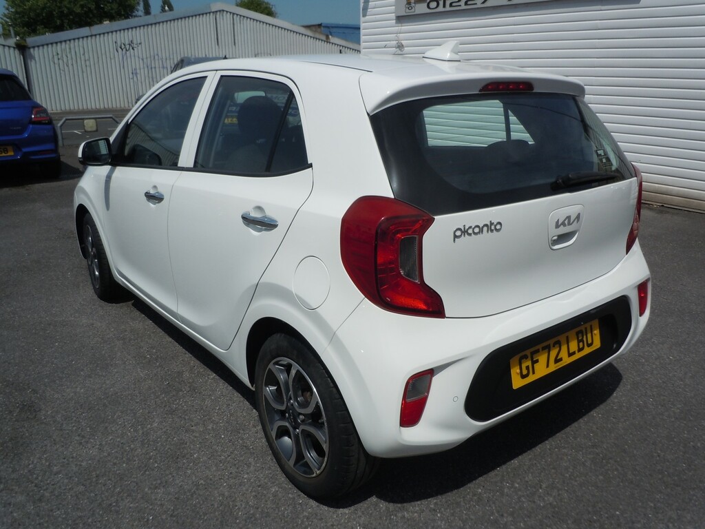 Kia Picanto Hatchback 1.0 Dpi 3 2022 GF72LBU White #4