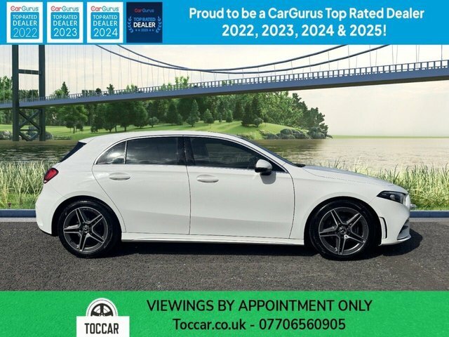 Mercedes-Benz A Class 1.5 A180d Amg Line Hatchback 7G-dct Eur DF19VUO White #2