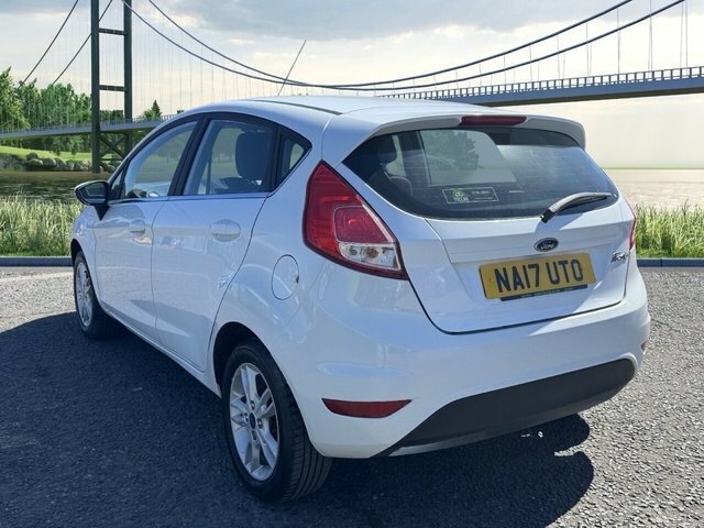 Ford Fiesta 1.25 Zetec Hatchback Euro 6 82 NA17UTO White #5