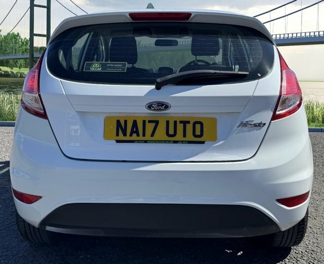 Ford Fiesta 1.25 Zetec Hatchback Euro 6 82 NA17UTO White #4