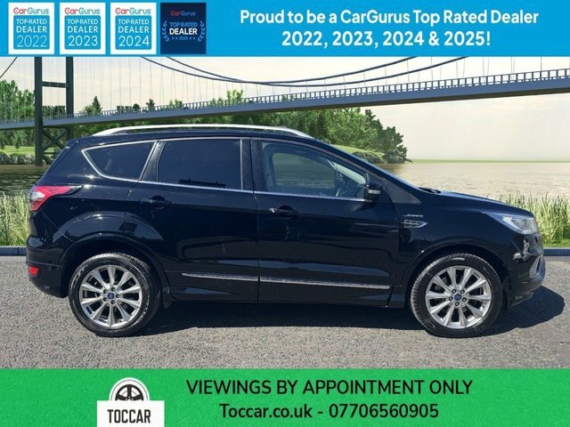 Ford Kuga 2.0 Tdci Vignale Suv Powershift Awd Eur AG19CVJ Black #2