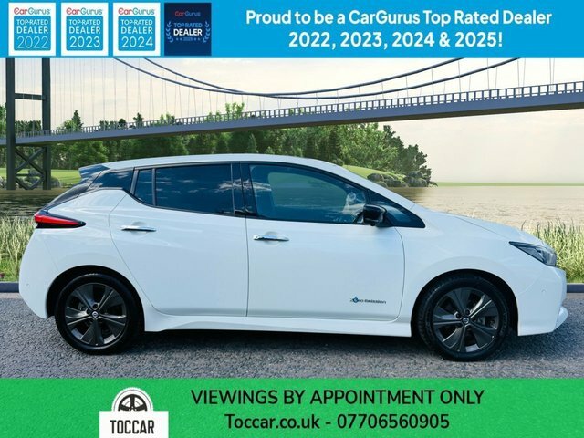 Nissan Leaf 40Kwh Tekna Hatchback 150 Ps KE18JVJ White #2