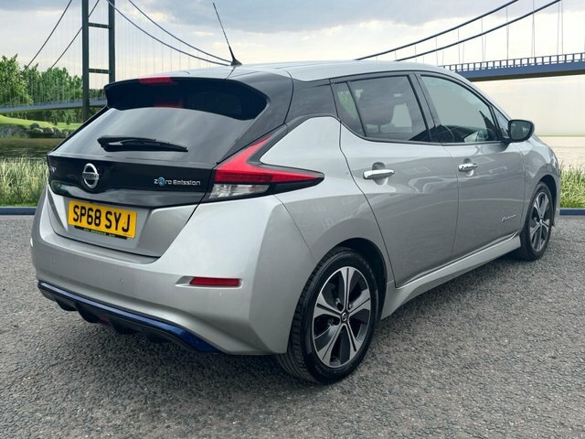 Nissan Leaf 40Kwh N-connecta Hatchback 150 SP68SYJ Silver #3