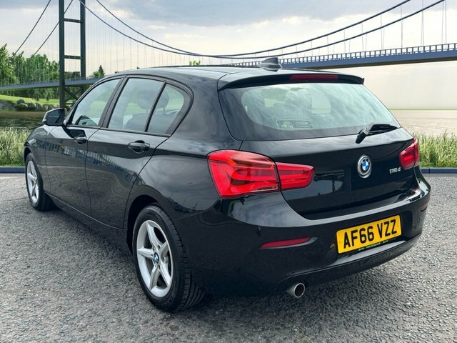BMW 1 Series 1.5 116D Ed Plus Hatchback Euro AF66VZZ Black #5