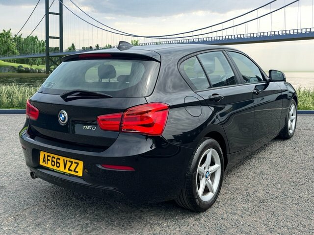 BMW 1 Series 1.5 116D Ed Plus Hatchback Euro AF66VZZ Black #3