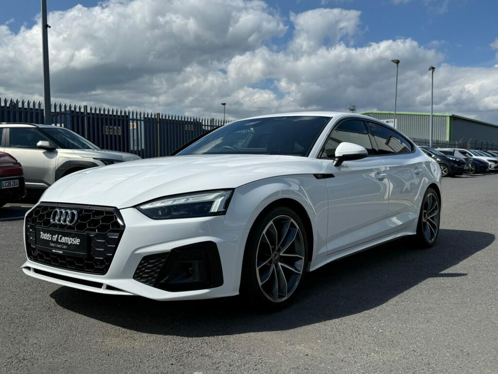 Audi A5 2.0 Tdi 35 S Line Sportback S Tronic Eu YE23KZC White #3