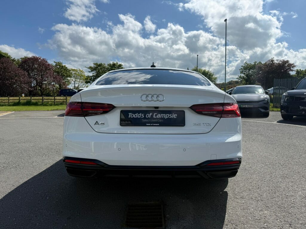 Audi A5 2.0 Tdi 35 S Line Sportback S Tronic Eu YE23KZC White #6