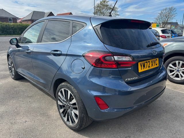 Ford Fiesta 1.0 Ecoboost Hbd Mhev 125 Titanium X YM72XYC Blue #2