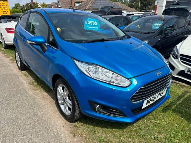 Ford Fiesta 1.25 82 Zetec Blue