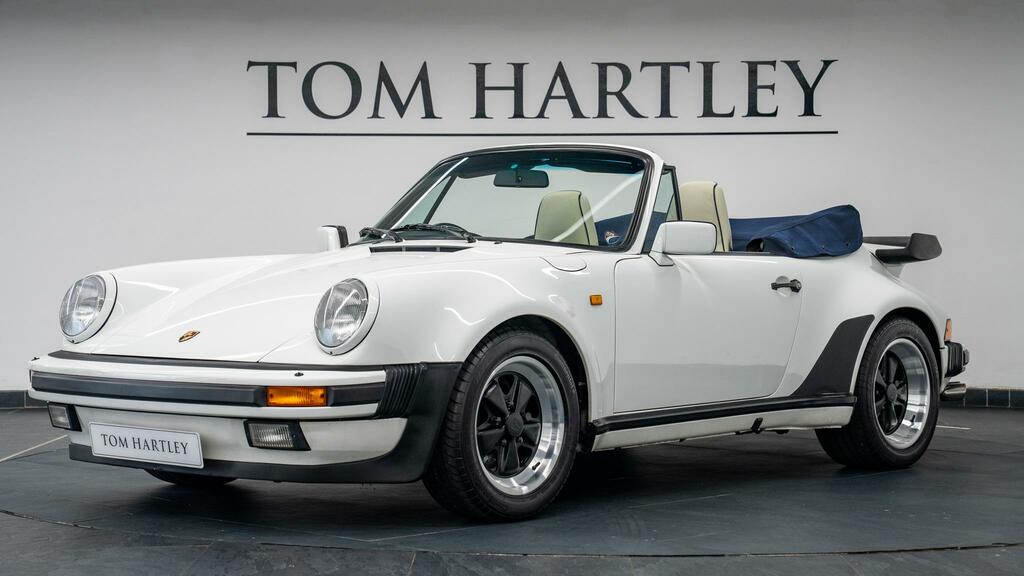Porsche 911 930 Turbo Cabriolet White #4