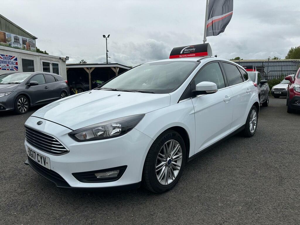 Ford Focus Hatchback 1.0T Ecoboost Zetec Edition Euro 6 Ss DG17CYV White #3