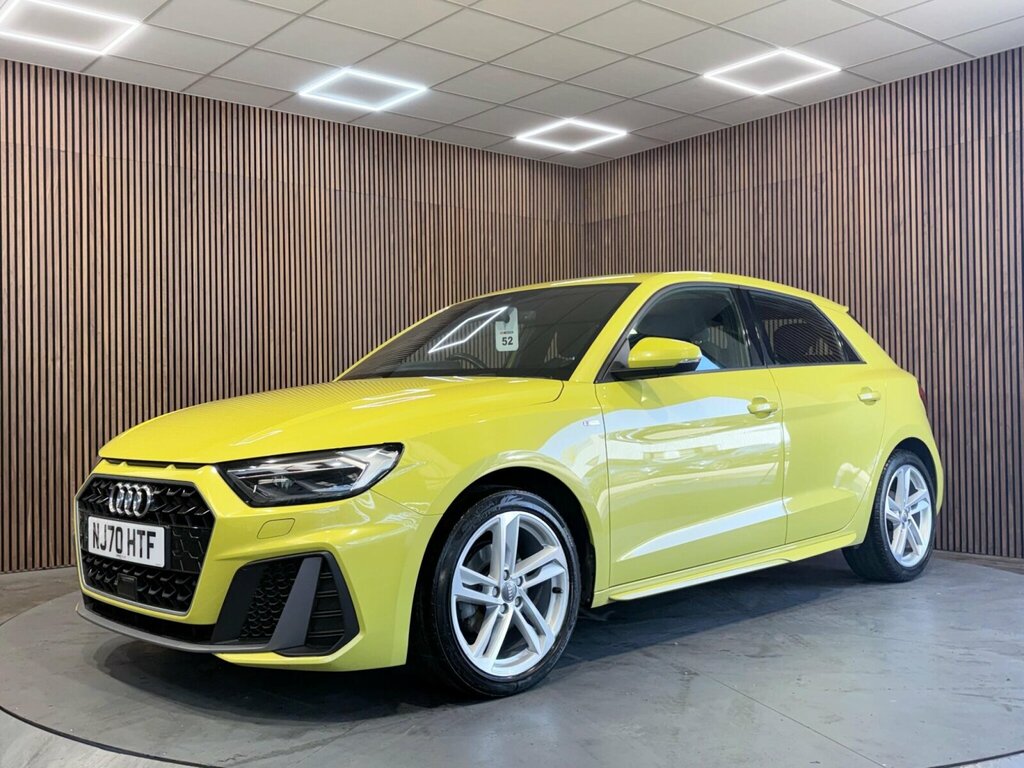 Audi A1 1.5 Tfsi 35 S Line Sportback S Tronic Euro 6 Ss NJ70HTF Yellow #3