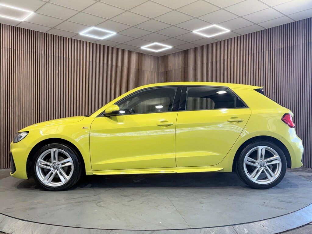 Audi A1 1.5 Tfsi 35 S Line Sportback S Tronic Euro 6 Ss NJ70HTF Yellow #5