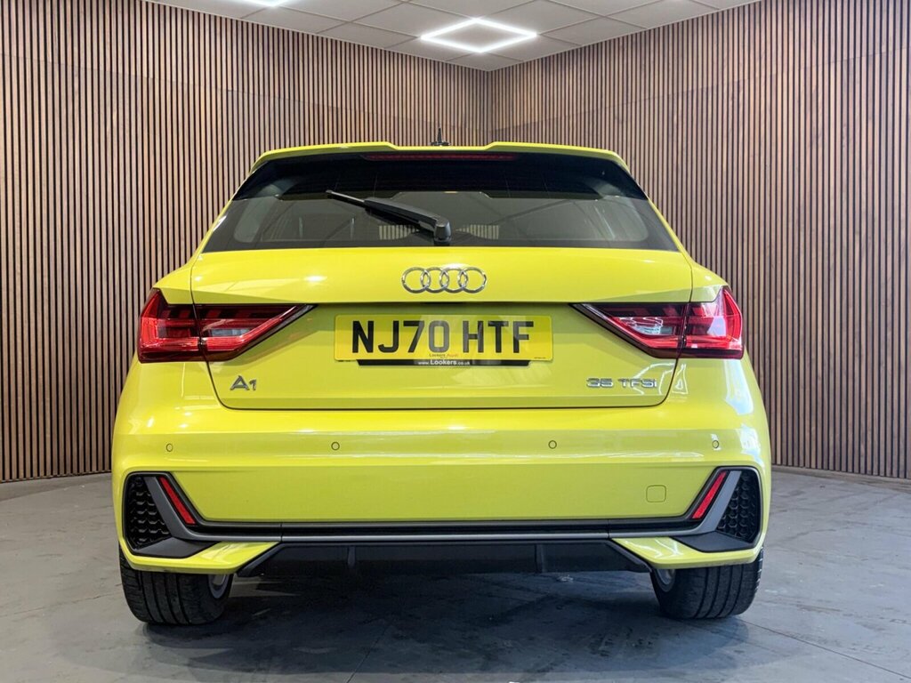 Audi A1 1.5 Tfsi 35 S Line Sportback S Tronic Euro 6 Ss NJ70HTF Yellow #6