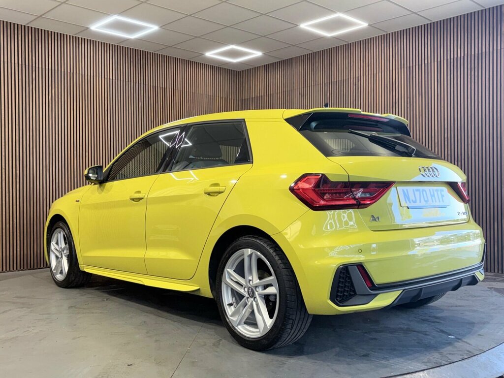 Audi A1 1.5 Tfsi 35 S Line Sportback S Tronic Euro 6 Ss NJ70HTF Yellow #4