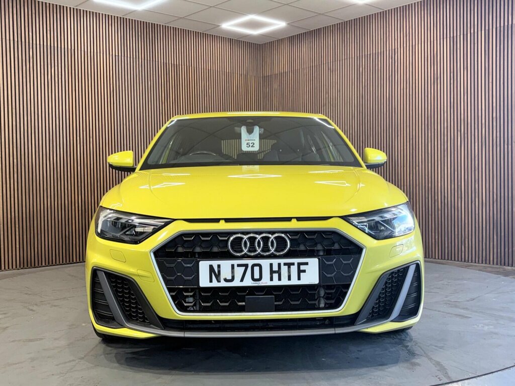 Audi A1 1.5 Tfsi 35 S Line Sportback S Tronic Euro 6 Ss NJ70HTF Yellow #2
