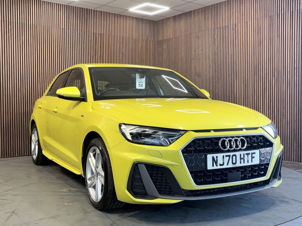 Audi A1 1.5 Tfsi 35 S Line Sportback S Tronic Euro 6 Ss Yellow
