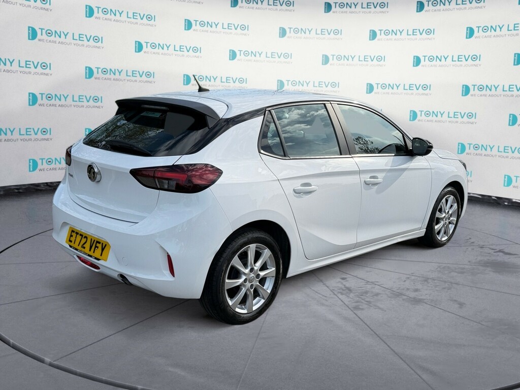 Vauxhall Corsa 1.2 Turbo Design ET72VFY White #5