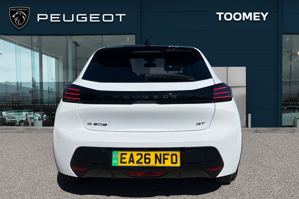 Peugeot e-208 51Kwh Gt Hatchback EA26NFO White #6