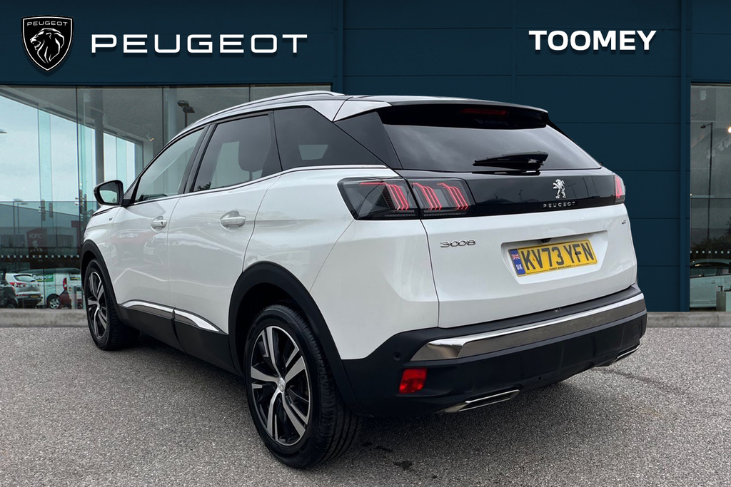Peugeot 3008 1.2 Hybrid Gt Suv Hybrid E Dsc6 KV73YFN White #3