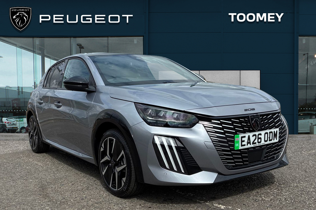 Peugeot e-208 51Kwh Gt Hatchback Grey