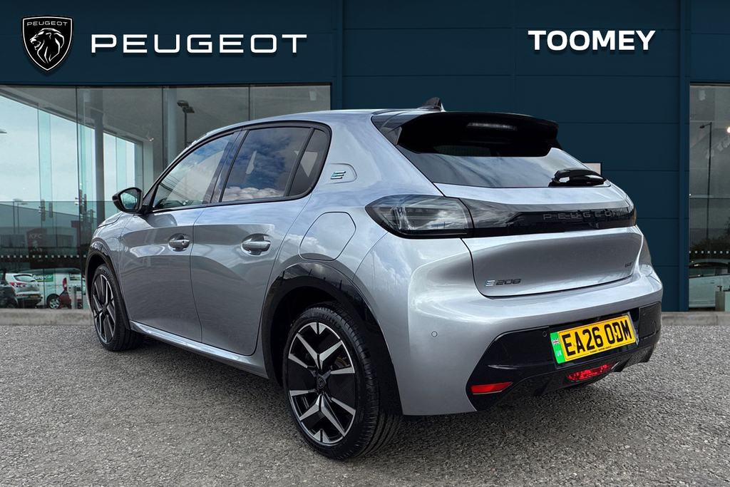 Peugeot e-208 51Kwh Gt Hatchback EA26ODM Grey #3