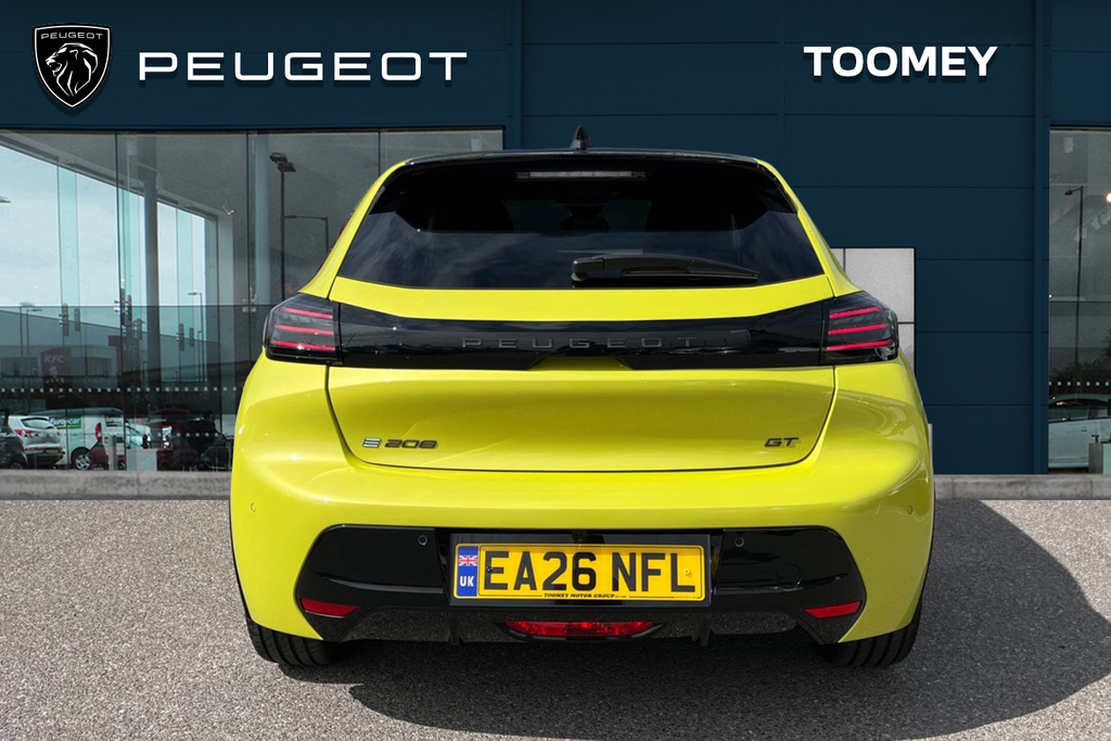 Peugeot e-208 51Kwh Gt Hatchback EA26NFL Yellow #6