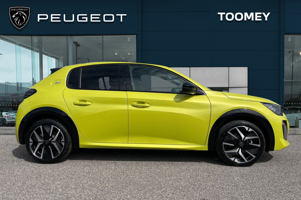 Peugeot e-208 51Kwh Gt Hatchback EA26NFL Yellow #4