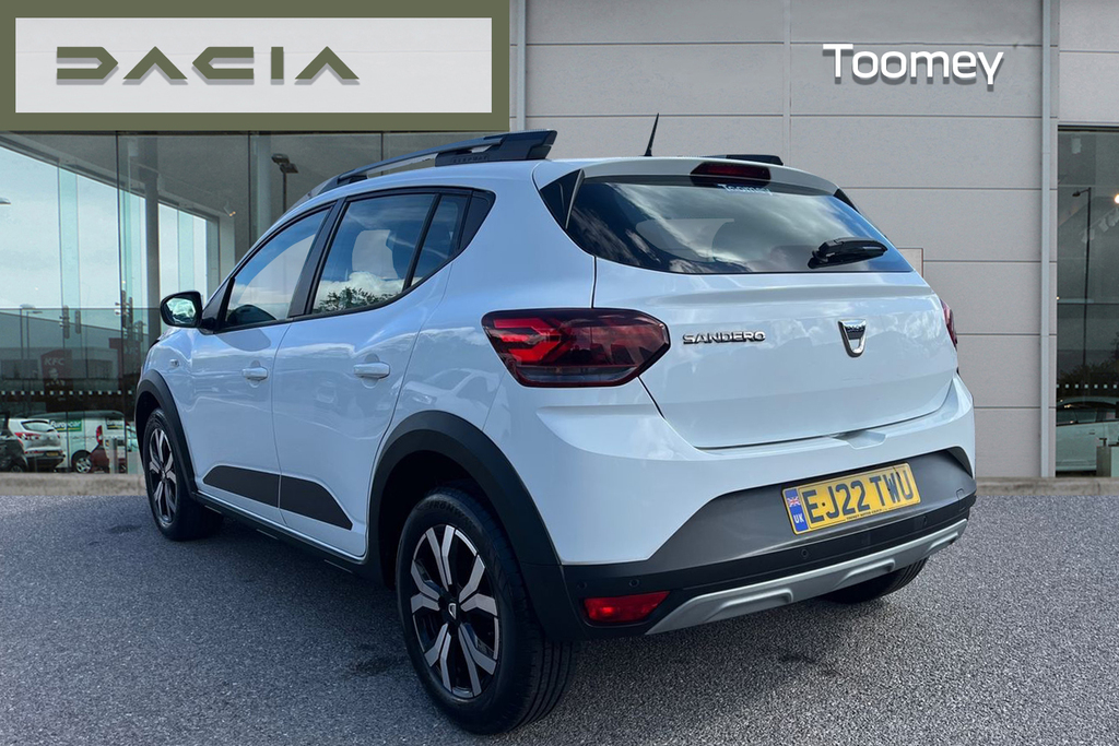 Dacia Sandero Stepway 1.0 Tce Prestige Hatchback EJ22TWU White #3